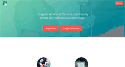 Desktop Screenshot of caregiverwindow.com