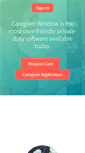 Mobile Screenshot of caregiverwindow.com